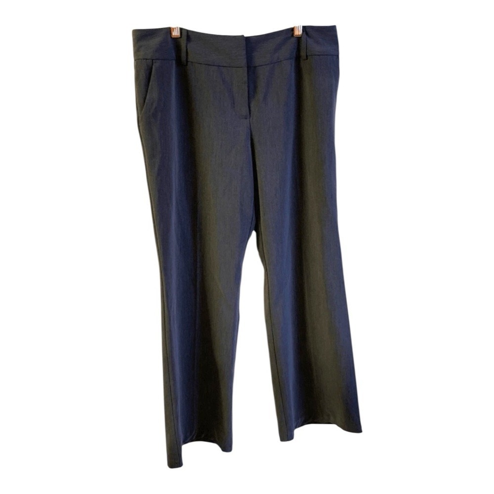 Stretch Metro Fit Dress Pants Womens‎ Size 12 Gray Workwear Axcess Career Office